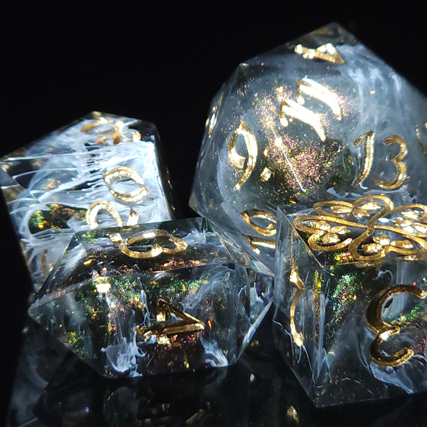 Copper/Green Swirls