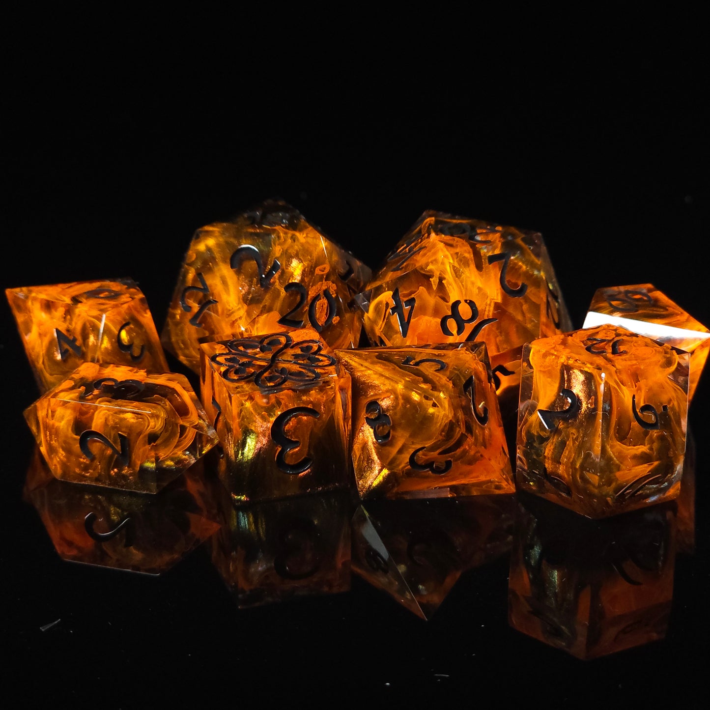 Copper and Flames(Black Ink)