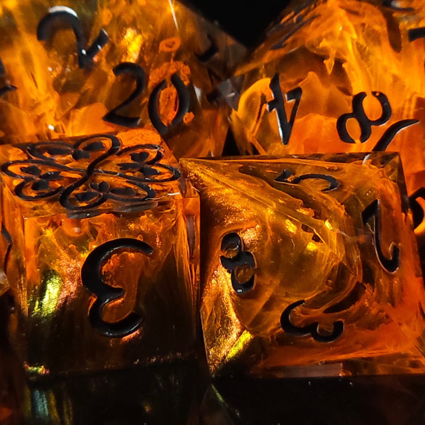 Copper and Flames(Black Ink)