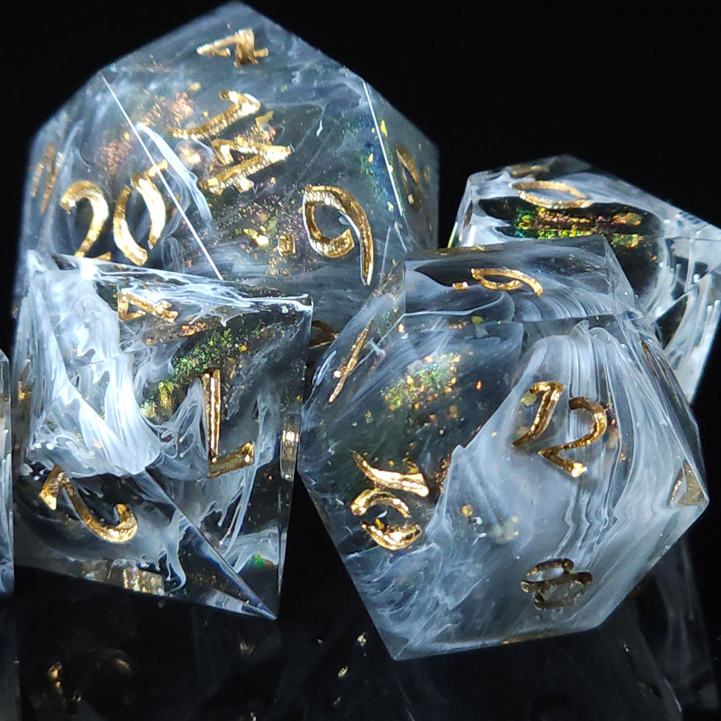 Copper/Green Swirls