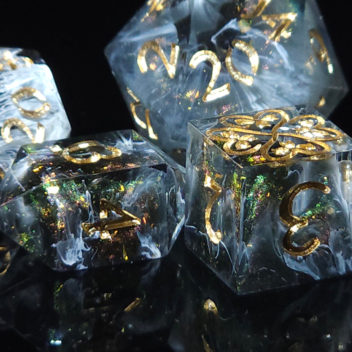 Copper/Green Swirls