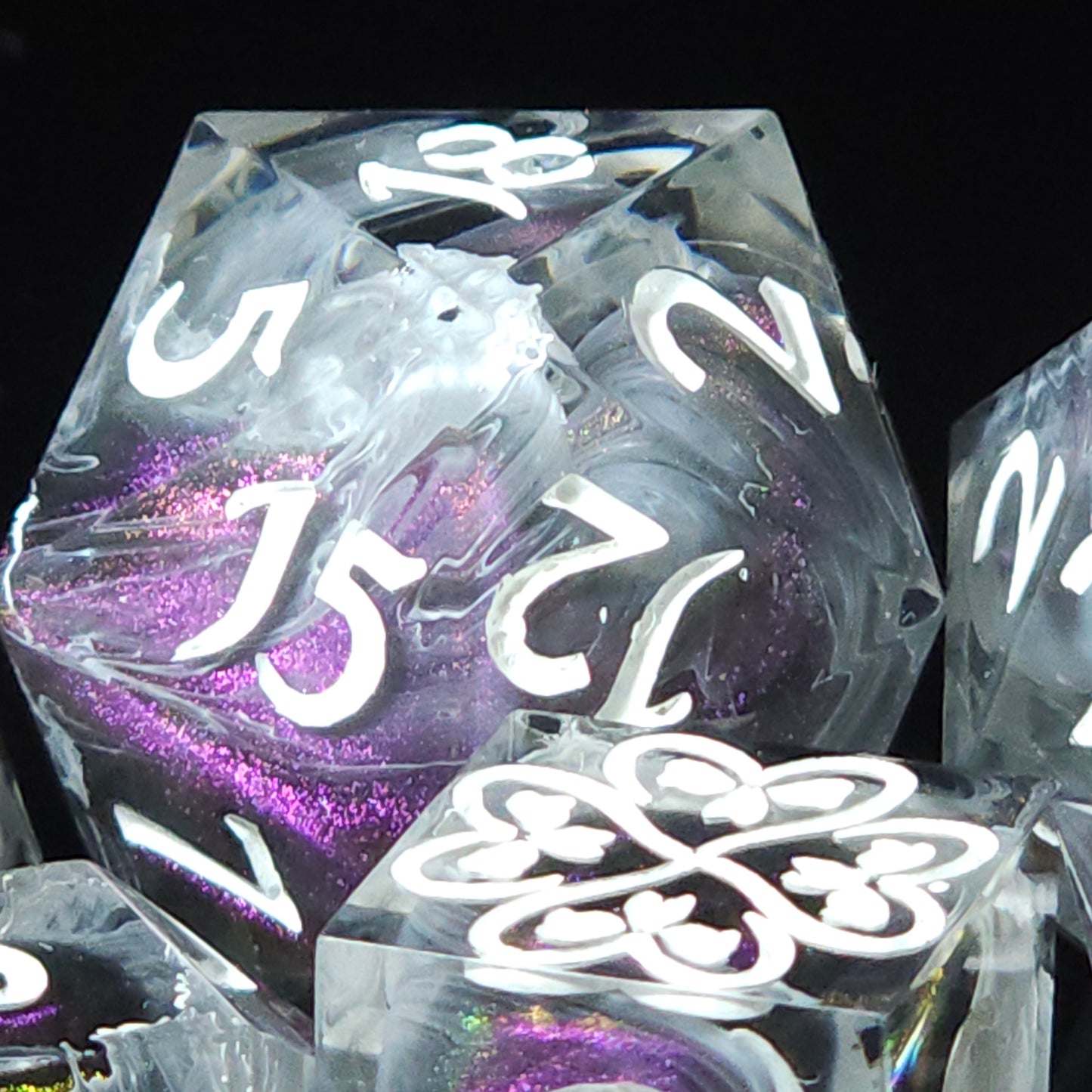 Purple swirls
