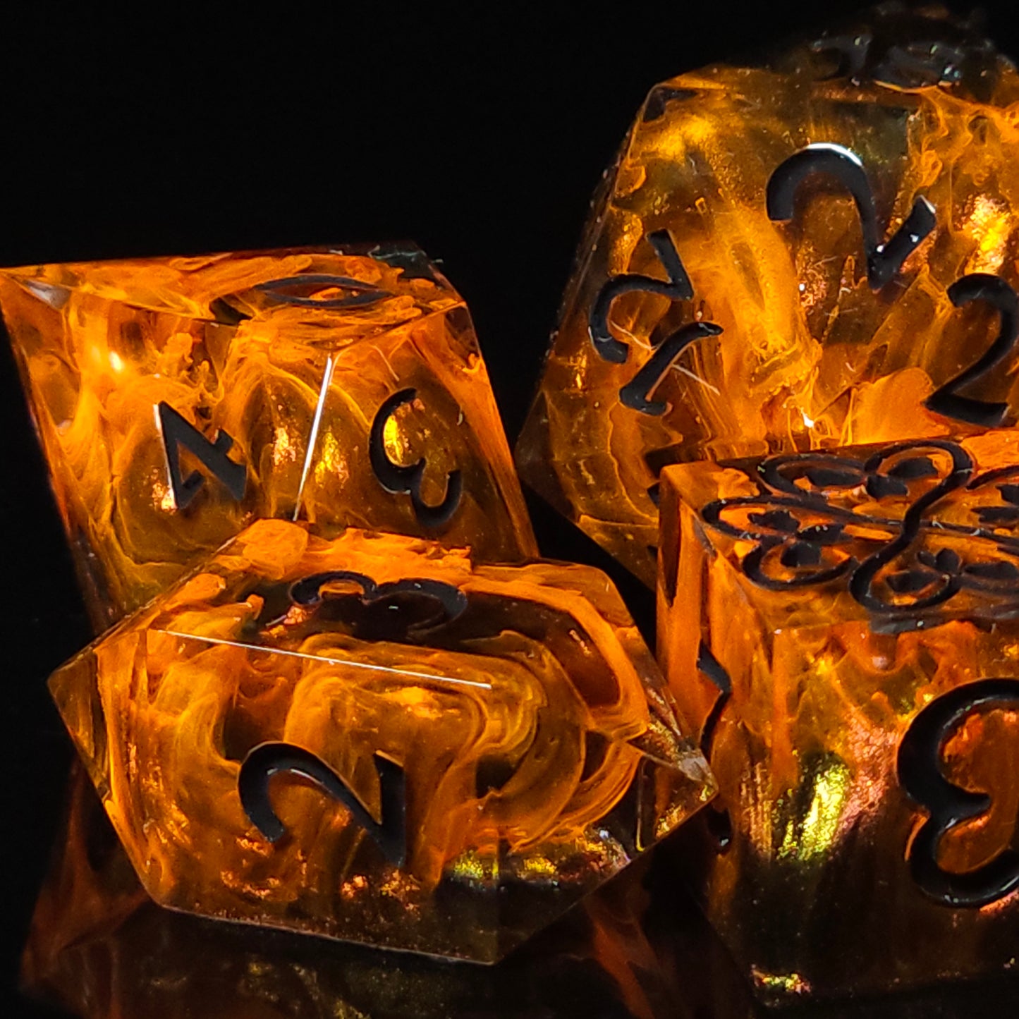 Copper and Flames(Black Ink)