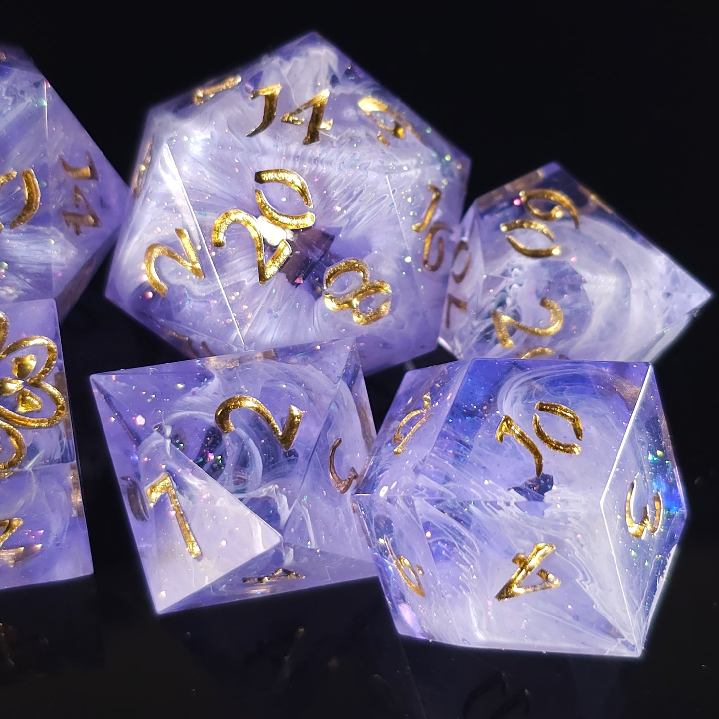 Violet Swirls